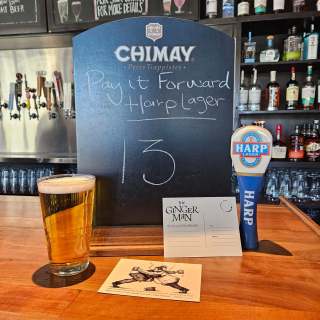 💛 Month of Love at The Ginger Man 💛
Irving–Las Colinas: The Most Romantic City in Texas

All month long, we’re spreading the love — one beer at a time.

This week’s Pay It Forward Beer of the Week is Harp Lager. Thanks to Lorie, we're kicking off the week with 13. Let's keep it rolling!

Buy a Harp for someone you haven’t met yet, and we’ll add it to the board for the next guest to enjoy.

As a thank-you, you’ll receive a Spread the Love postcard. We’ll mail it for you so your friend or your lover receives a free dessert coupon in the mail.

Because romance isn’t just candles and roses —
it’s small gestures, shared moments, and a little kindness passed along.

Join us this Month of Love at The Ginger Man and help keep Irving–Las Colinas the most romantic city in Texas. 💛🍺